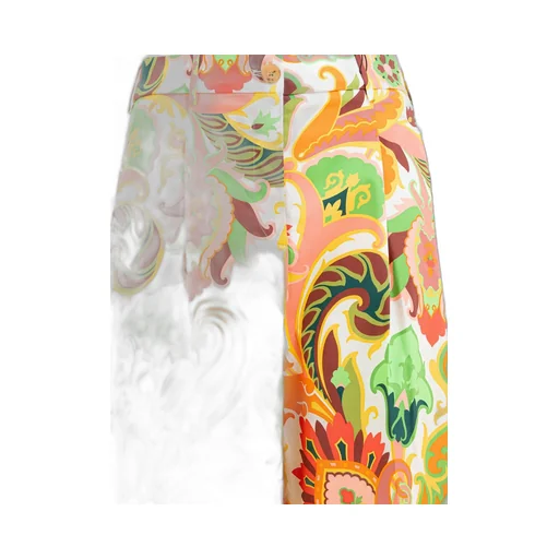 Paisley-Printed Straight-Leg Trousers