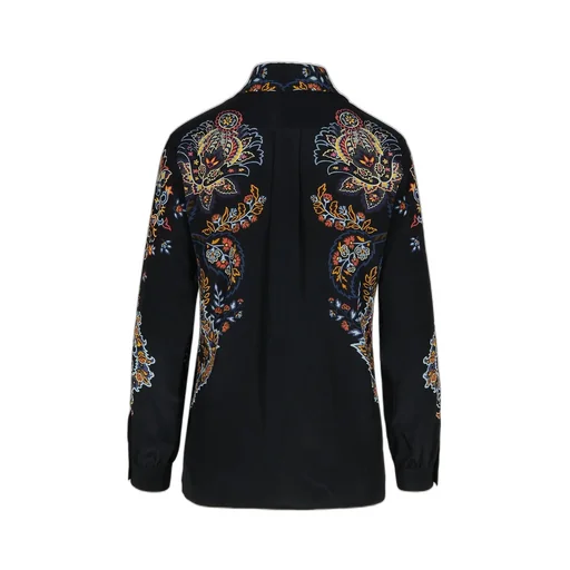 Paisley-Printed Long-Sleeved Shirt