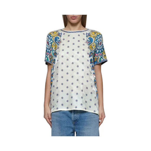 Pattern-Printed T-Shirt
