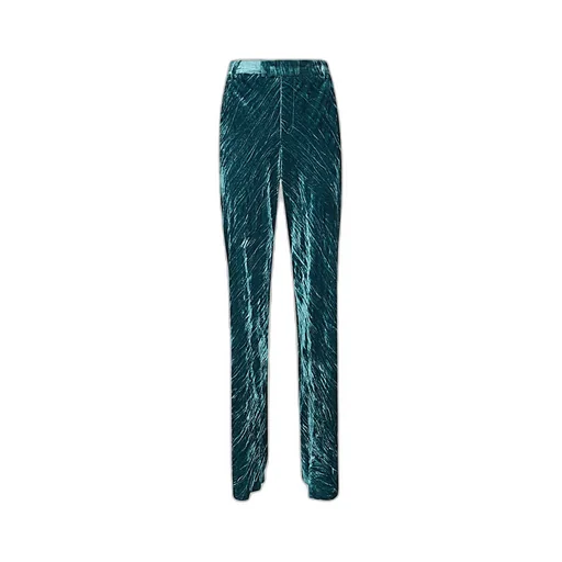 Straight Leg Velvet Pants