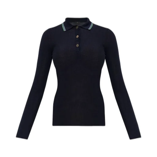 Knit Jacquard Polo Shirt