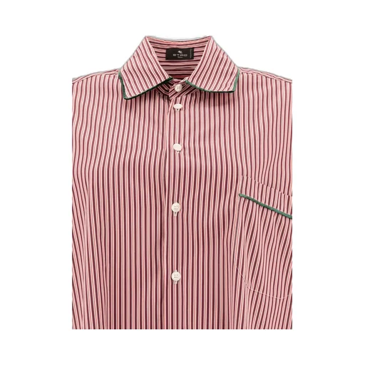Striped Straight Hem Shirt