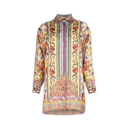 Paisley Printed Long Shirt