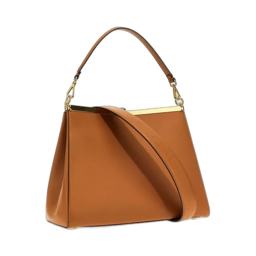 Vela Pegaso Motif Large Shoulder Bag