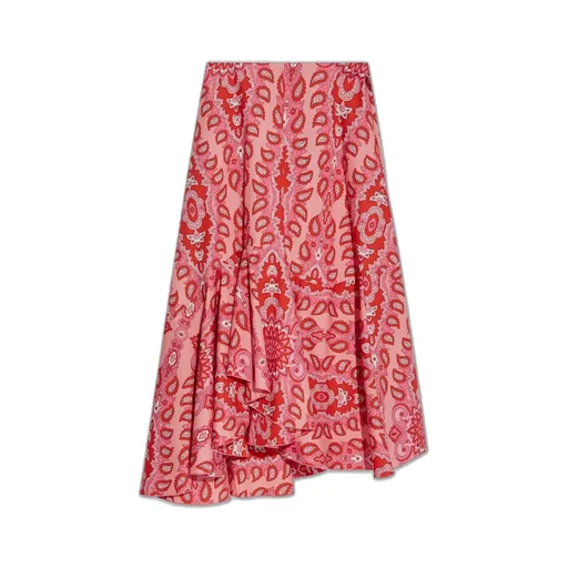 Printed Midi Skirt