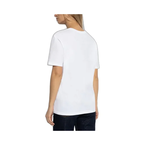 Motif Embroidered Crewneck T-Shirt