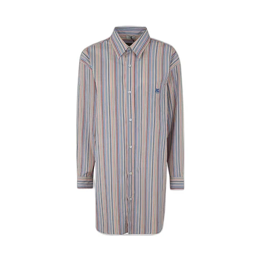 Striped Button-Up Shirt