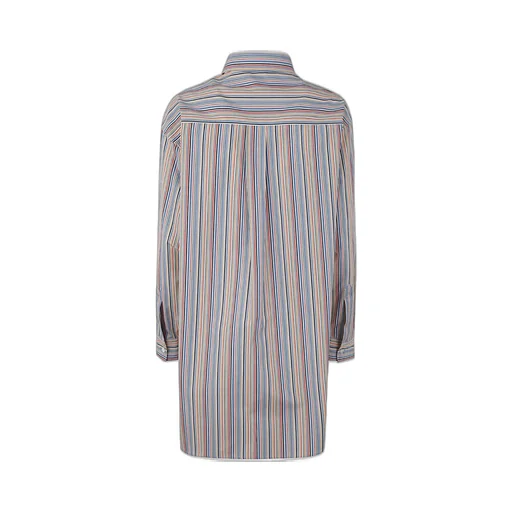 Striped Button-Up Shirt