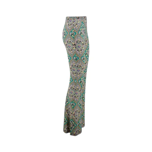 Floral Printed Flared Trousers
