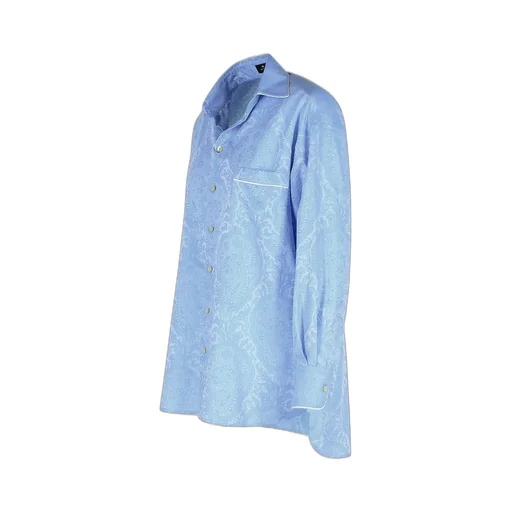 Paisley Jacquard Long-Sleeved Shirt