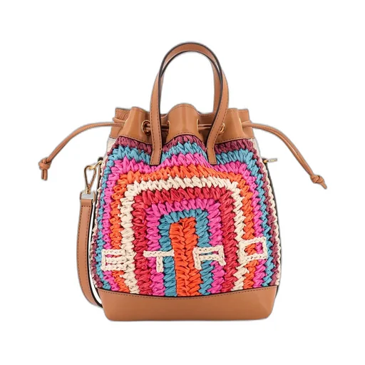 Crochet Logo Detailed Small Tote Bag
