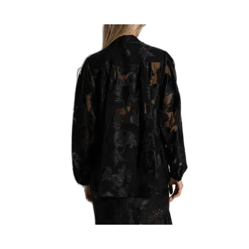 Semi-Sheer Chiffon Shirt