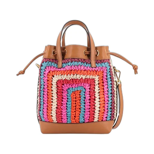 Crochet Logo Detailed Small Tote Bag