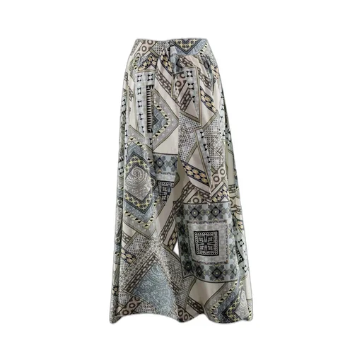 A-Line Graphic-Printed Skirt