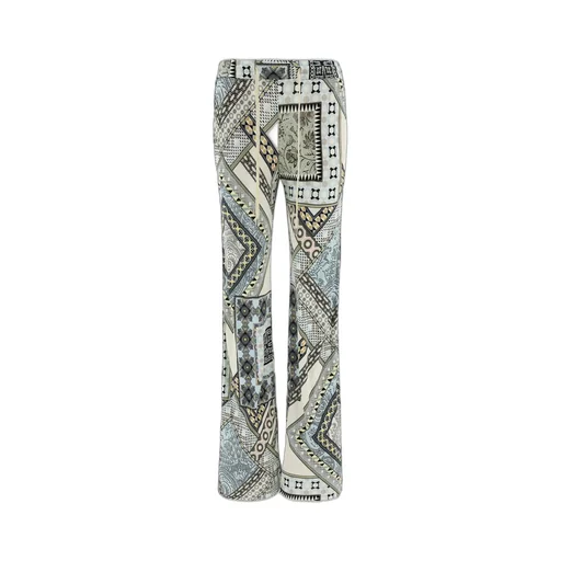 Patchwork Drawstring Track Pants