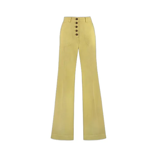 Pegaso Embroidered Flared Trousers