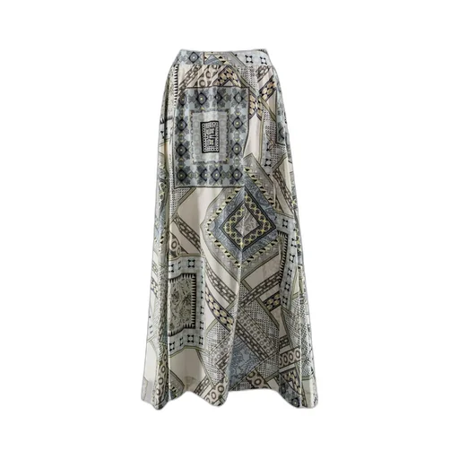 A-Line Graphic-Printed Skirt