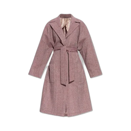 Belted Drop Shoulder Coat