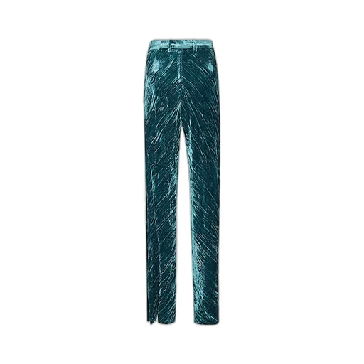 Straight Leg Velvet Pants