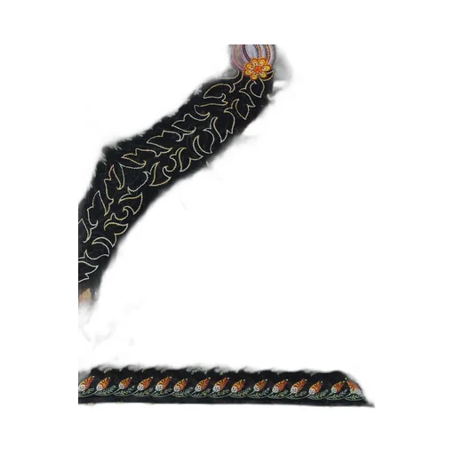Floral-Printed Frayed Edge Scarf