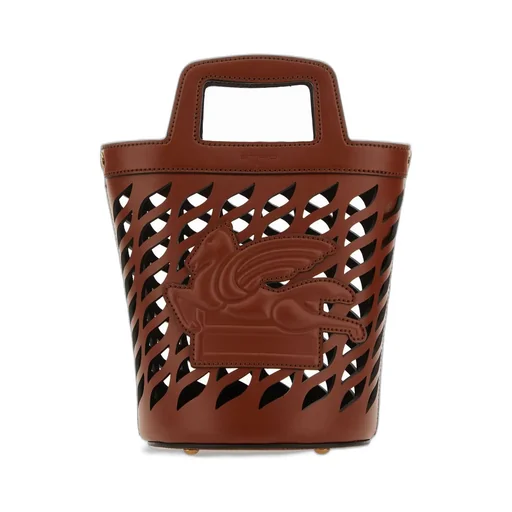 Pegaso Motif Cut Out Detailed Tote Bag