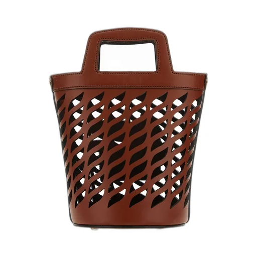 Pegaso Motif Cut Out Detailed Tote Bag