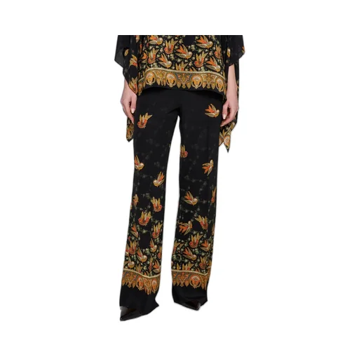 Paisley Printed Straight Leg Trousers