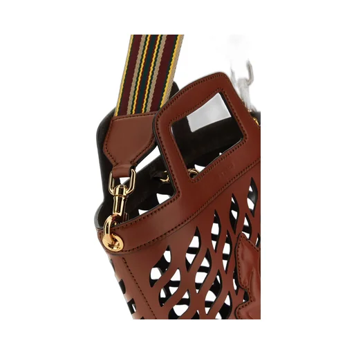 Pegaso Motif Cut Out Detailed Tote Bag