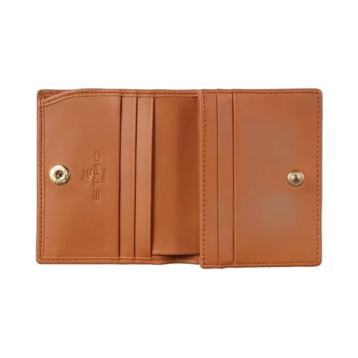 Logo Plaque Bi-Fold Wallet