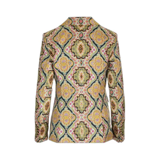 Single Breasted Printed Blazer