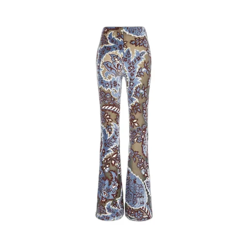 Tulle Jacquard Velvet Trousers