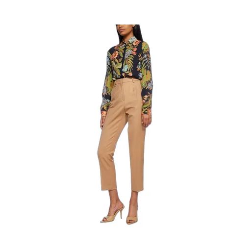Slim-Cut Cropped Pants