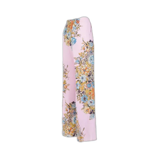 Floral Printed Straight-Leg Trousers