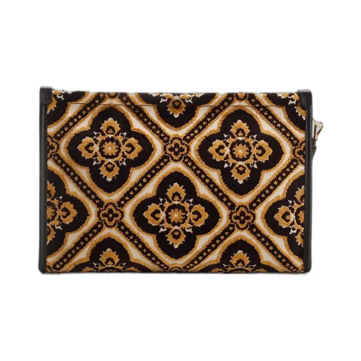 Pegaso Embroidered Zipped Makeup Bag