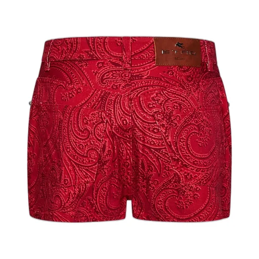Paisley Print Shorts