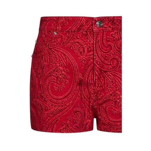 Paisley Print Shorts