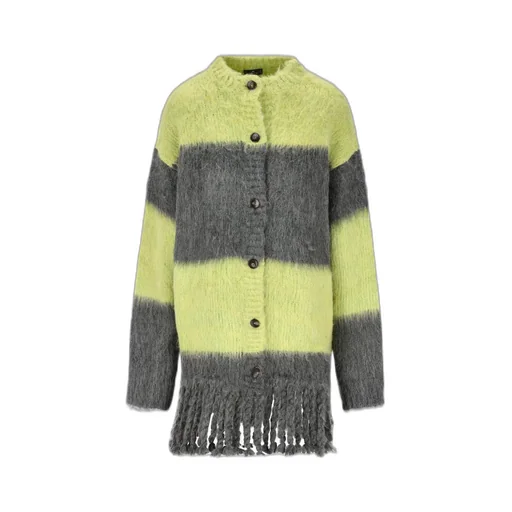 Crewneck Long-Sleeved Cardigan