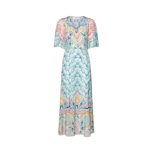 Paisley-Pattern Maxi Dress