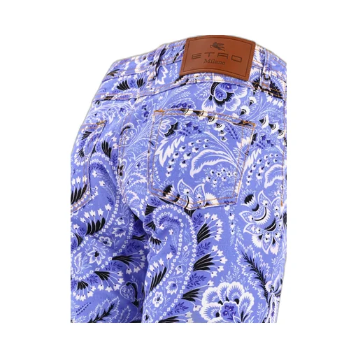 Bandana-Printed Mid-Rise Skinny Jeans