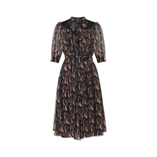 Paisley Printed Mini Dress