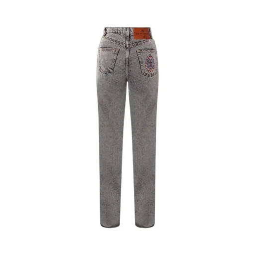 Logo-Patch Denim Jeans