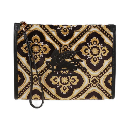 Logo-Embroidered Zipped Makeup Bag