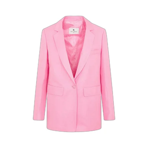 Single Breasted Long-Sleeved Blazer
