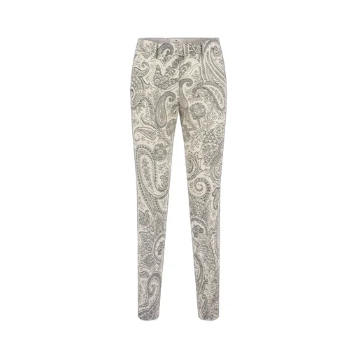Paisley Print Tapered Trousers