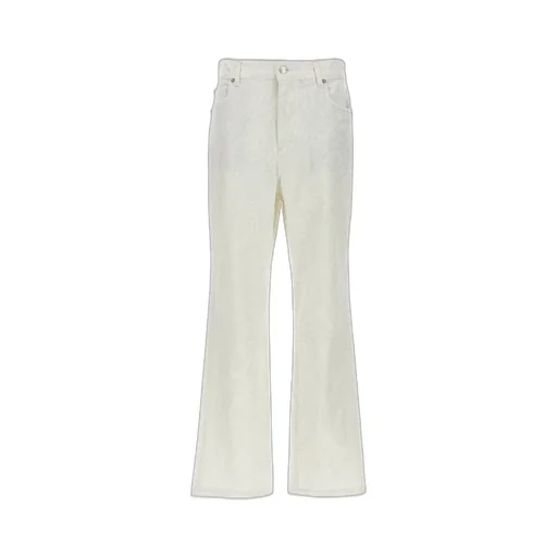 Paisley Printed Cropped Jeans