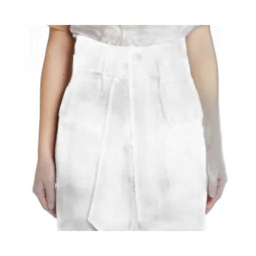 Belted Waist Midi Skirt