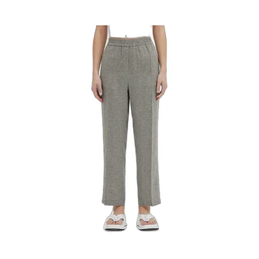 High-Waisted Straight-Leg Pants