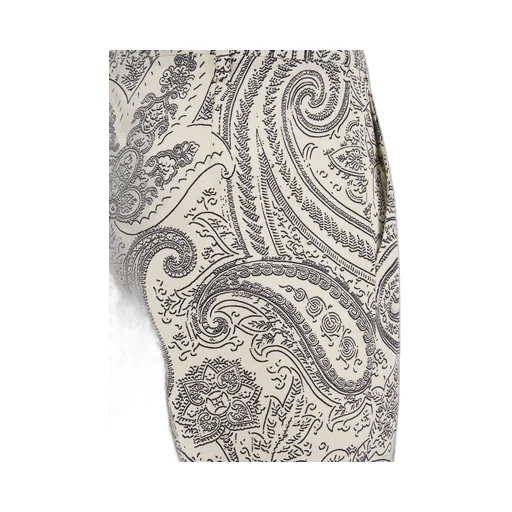 Paisley Print Tapered Trousers