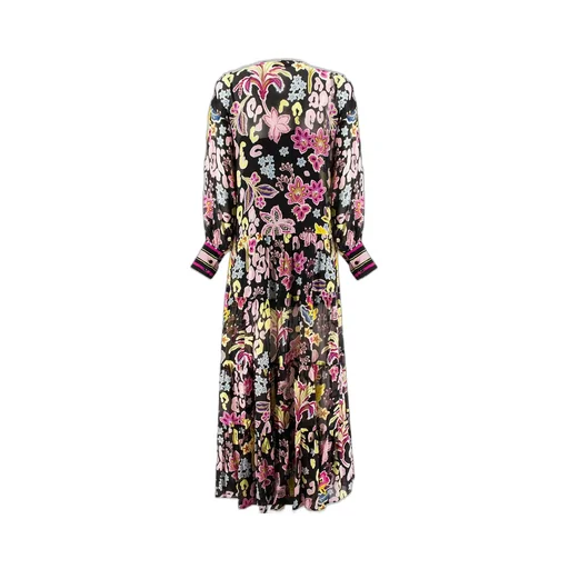 Floral Lace-Trim Dress