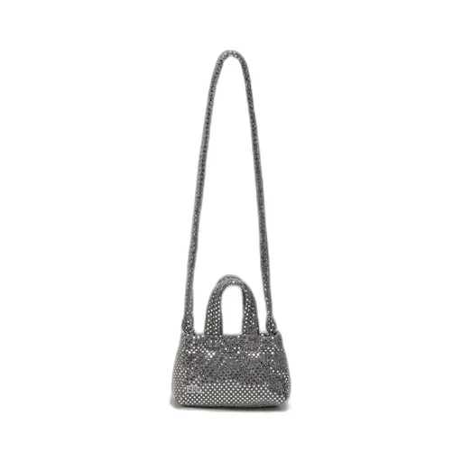 Mini Woven Sequins Crossbody Bag